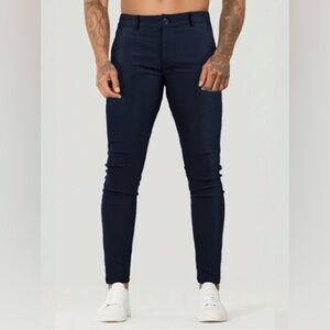 TOPMAN SKINNY FIT STRETCH COTTON CHINOS PANTS
